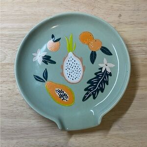 Danica Jubilee Ceramic Spoon Rest for Stove Top or Kitchen Counter MCM